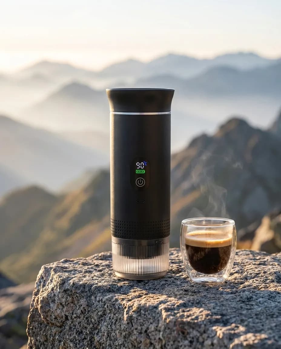 En rando — cafetière portable Rituo