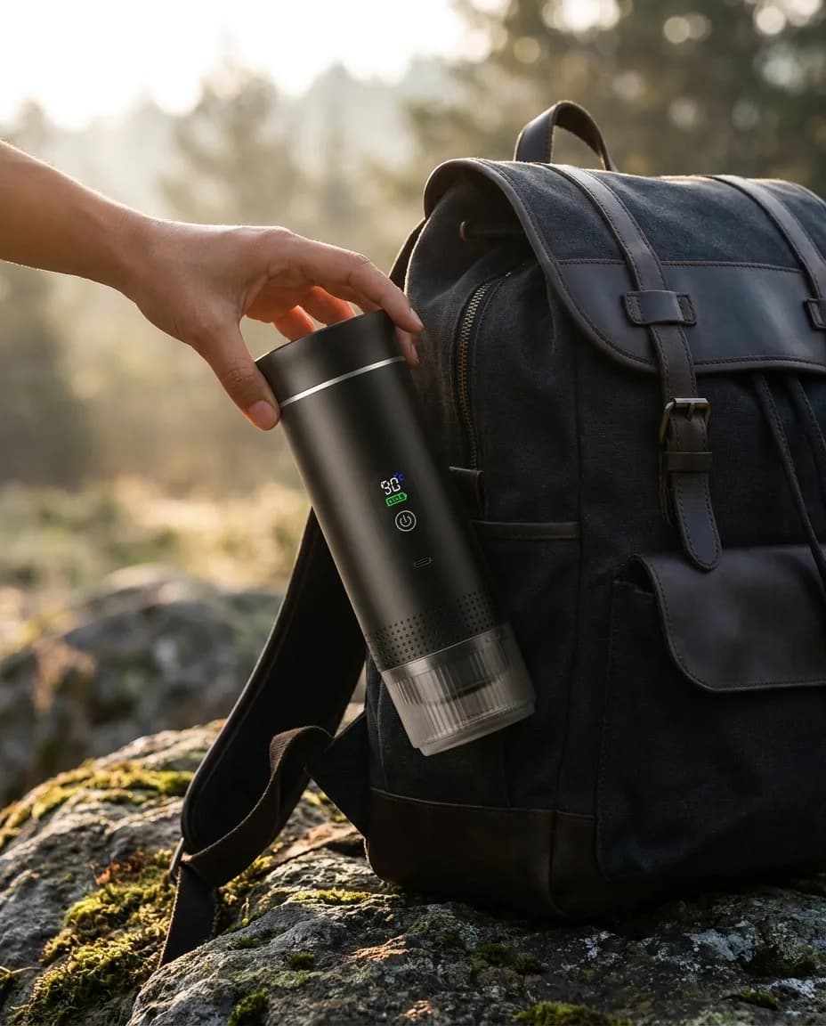 Dans le sac — cafetière portable Rituo
