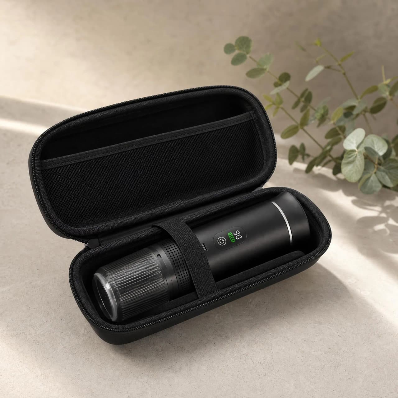 Étui de protection rigide pour cafetière portable
