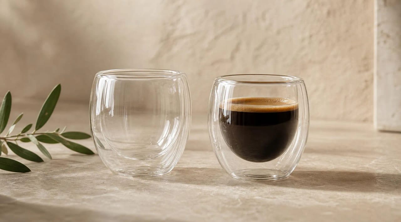 Verres à espresso double paroi — Lot de 6 — vue 2